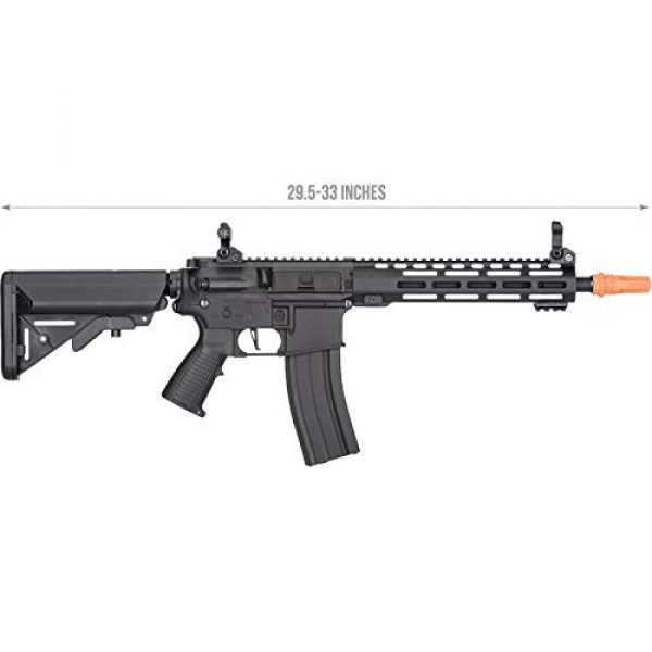 Lancer Tactical Airsoft Rifle 1 Lancer Tactical Classic Army Skirmish Series ML10 M4 M-LOK AEG Airsoft Rifle Black 350 FPS