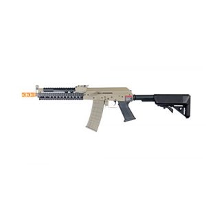 Lancer Tactical Airsoft Rifle 1 Lancer Tactical LT11T AK Tactical RIS Carbine AEG Airsoft Rifle (Tan)