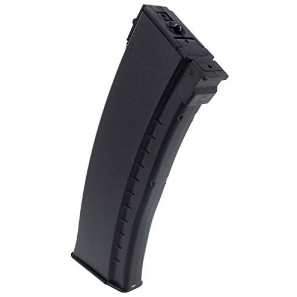 SportPro Airsoft Gun Magazine 2 SportPro 500 Round Polymer AKM Style High Capacity Magazine for AEG AK47 AK74 Airsoft - Dark Brown
