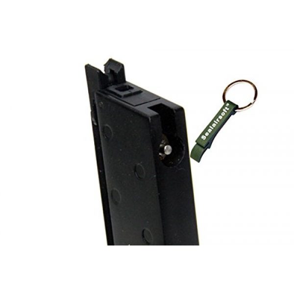 WE Airsoft Gun Magazine 2 WE 15rds Airsoft Gas Magazine TT33 Series GBB Black -Mobile Ring Included