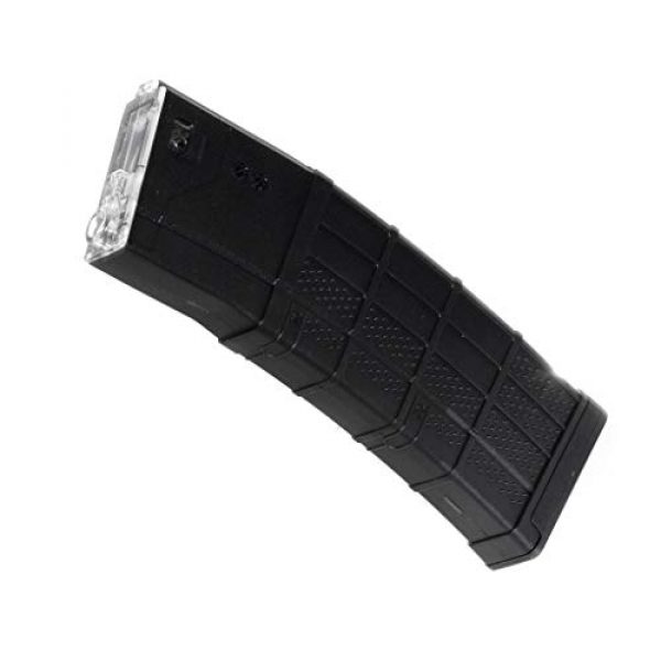 Generic Airsoft Gun Magazine 1 Airsoft Spare Parts CYMA 140rd Long Type Plastic Waffle Mag Mid-Cap Magazine for CYMA, APS, D-Boys, JG, Golden Eagle, E&C, G&P, ICS, Classic Army, Tokyo Marui M4 M16 Series AEG Black