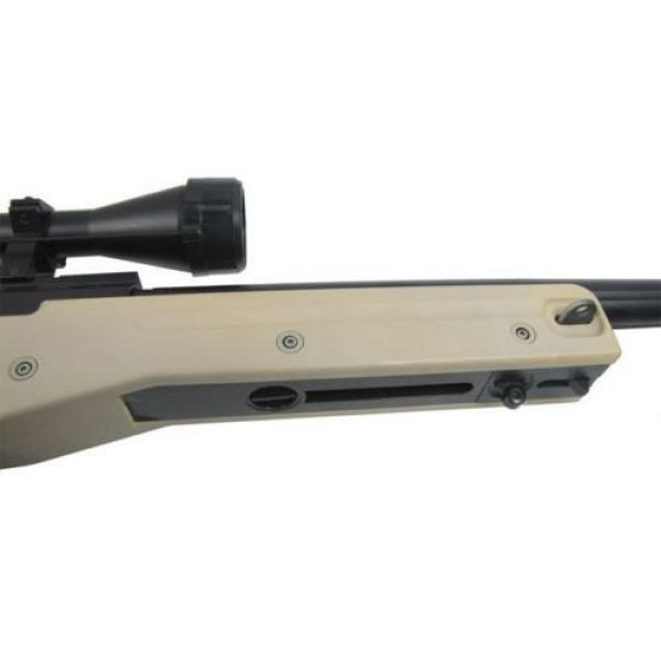 Prima USA Airsoft Rifle 7 well l96 heavy single bolt action spring airsoft sniper rifle with scope tan(Airsoft Gun)