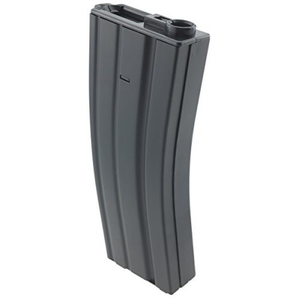 FEUEI Airsoft Gun Magazine 2 FEUEI M4 / M16 - 350 Rounds Airsoft Metal Mag Hi-Cap Winding Magazine AEG High Capacity Electric Rifles Clip