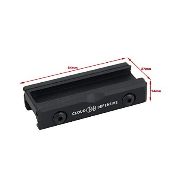 TMC Airsoft Tape Switch Rail Mount 4 TMC Tape Switch Rail Mount (BK)