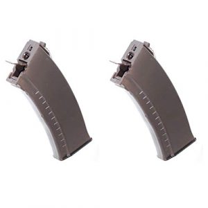 Airsoft Shopping Mall Airsoft Gun Magazine 1 Airsoft Shooting Gear CYMA 2pcs 500rd Map Hi-Cap Magazine for APS Tokyo Marui ICS AK Series AEG Dark Brown