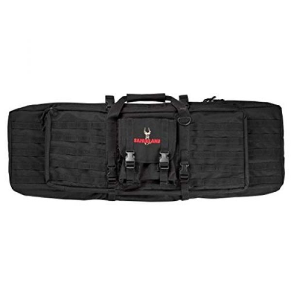 Safariland Rifle Case 1 Safariland Dual Rifle Case, Lockable Heavy Duty Zippers with adjustable backpack- carry straps