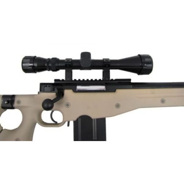 Prima USA Airsoft Rifle 3 well l96 heavy single bolt action spring airsoft sniper rifle with scope tan(Airsoft Gun)