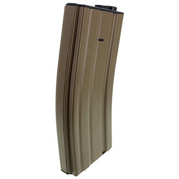 SportPro Airsoft Gun Magazine 5 SportPro 140 Round Metal Medium Capacity Magazine for AEG M4 M16 Airsoft - Dark Earth
