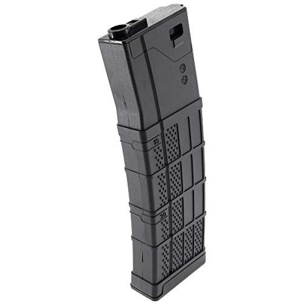 SportPro Airsoft Gun Magazine 1 SportPro CYMA 200 Round Polymer Thermold Waffle Medium Capacity Magazine for AEG M4 M16 Airsoft - Black