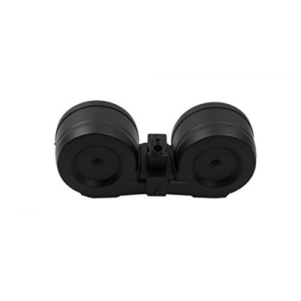 DBoys Airsoft Gun Magazine 1 DBoys Air Soft Airsoft Gameplay BB Airsoft MagazineDboys Electric M5 Series C Mag 2500 Round Capacity - Black Airsoft Use