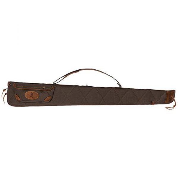 Browning Rifle Case 1 Browning 1413886952 Canvas/Leather Shotgun Case Sizenameinternal 1413886952 Lona Case, Size 52 ,Flint/Brown