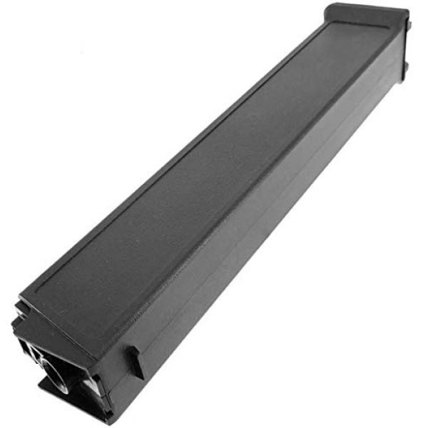 SportPro Airsoft Gun Magazine 6 SprotPro Army Force 400 Round Metal High Capacity Magazine for AEG UMP Airsoft - Black