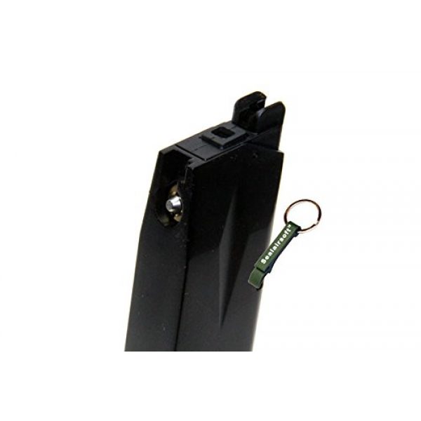KJW Airsoft Gun Magazine 3 KJ Works 24rds Airsoft Metal 6mm Gas Magazine For P226 KP01 GBB -Mobile Ring Included