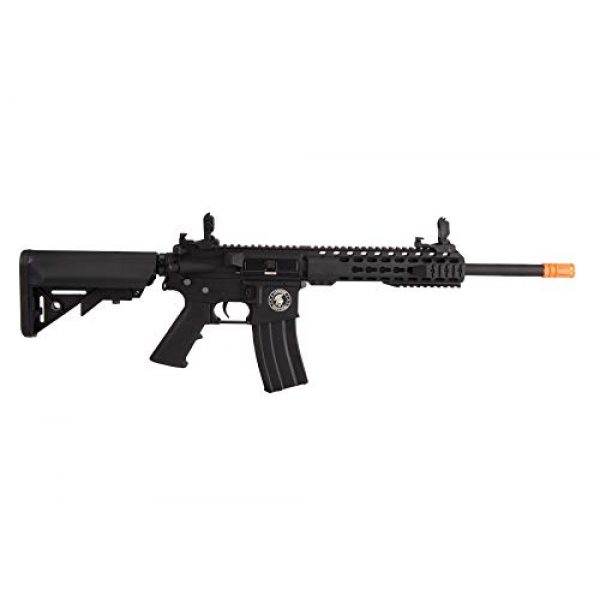 Lancer Tactical Airsoft Rifle 2 Lancer Tactical LT-19BL-G2-M Gen 2 Airsoft M4 Carbine 10" AEG Rifle Black