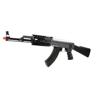 BBTac Airsoft Rifle 1 BBTac BT-AK Tactical RIS AEG w/ Integrated Rail System, Full Metal Gearbox (BLACK)