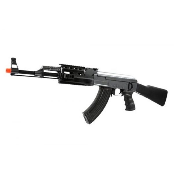 BBTac Airsoft Rifle 1 BBTac BT-AK Tactical RIS AEG w/ Integrated Rail System, Full Metal Gearbox (BLACK)