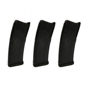 Generica Airsoft Gun Magazine 1 Generica Airsoft Spare Parts 3pcs PTS (KWA) EPM 40rd Enhanced Polymer M4 GBBR Magazine Black