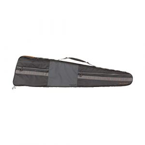 Allen Company Rifle Case 1 Reservoir Rifle Case by Allen, 50 inch, with WaterShield Technology, Waterproof Fabric and Zippers, Removable Lining for Easy Cleaning, Front Zippered Pockets, Gray/Black
