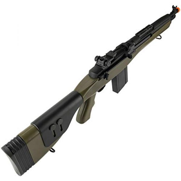 Lancer Tactical Airsoft Rifle 5 Lancer Tactical LT-732 DMR Stock 38" M14 SOCOM Airsoft AEG Rifle OD Green