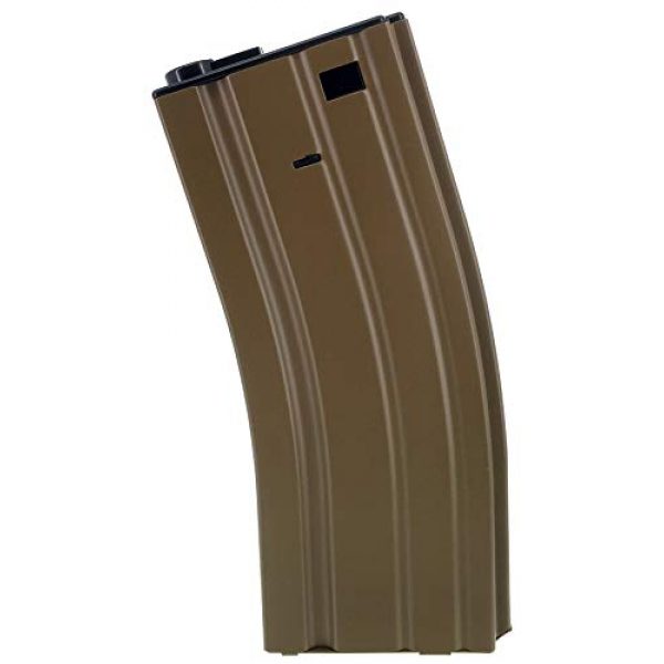 SportPro Airsoft Gun Magazine 1 SportPro 140 Round Metal Medium Capacity Magazine for AEG M4 M16 Airsoft - Dark Earth