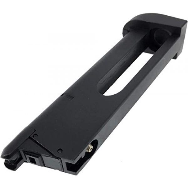 SportPro Airsoft Gun Magazine 6 SportPro Bell 22 Round Metal 12g CO2 Cartridge Gas Magazine for GBB M1911 Airsoft - Black