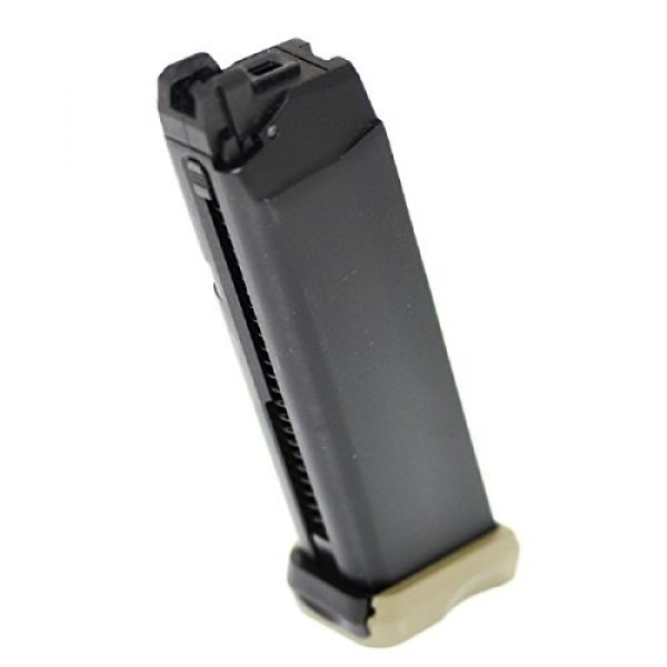 Airsoft Shopping Mall Airsoft Gun Magazine 1 Airsoft Shooting Gear APS 23rd CO2 Mag Magazine for Action Combat Pistol ACP601 Black/Green OD