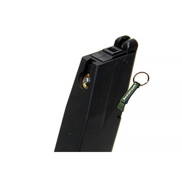 KJW Airsoft Gun Magazine 3 KJ Works 26rds Airsoft Metal 6mm GAS Magazine For CZ75 SP01 Shadow GBB Black -Mobile Ring Included