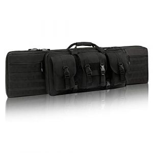 GUAWIN Rifle Case 1 GUAWIN Rifle Bag Rifle Case Shotgun Case Heavy Duty Reinforced Stitched Construction Rifle Backpack, Double Long Soft Gun Cases for Rifles Shotguns Pistols Storage and Transportation in 36" 42" 46"