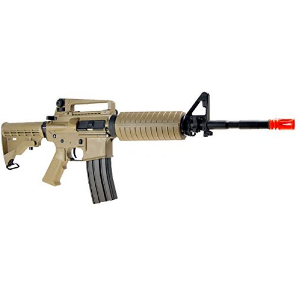 SRC Airsoft Rifle 3 src aeg-m4a1 semi/full auto nimah/charger included-metal gb/tan(Airsoft Gun)