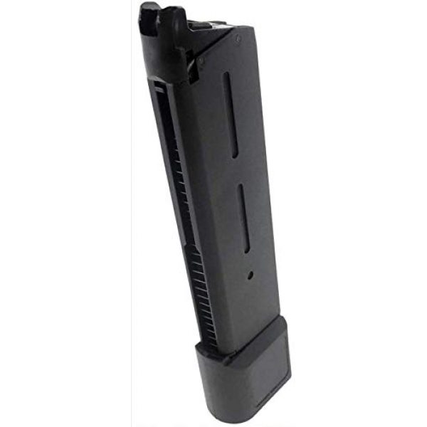 SportPro Airsoft Gun Magazine 1 SportPro Army 40 Round Metal Gas Magazine for GBB MEU 1911 Airsoft - Black