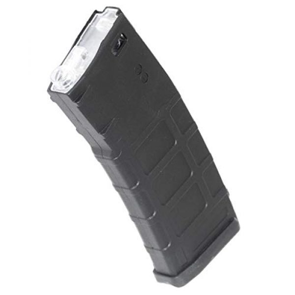 Generic Airsoft Gun Magazine 1 Airsoft Spare Parts CYMA 160rd Polymer Waffle Mag Mid-Cap Magazine for CYMA, E&C, APS, D-Boys, ICS, Classic Army, G&P, Tokyo Marui M4 M16 Series AEG Black