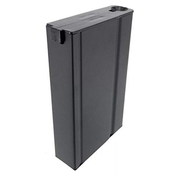 SportPro Airsoft Gun Magazine 5 SportPro 180 Round Metal Medium Capacity Magazine for AEG M14 Airsoft - Black