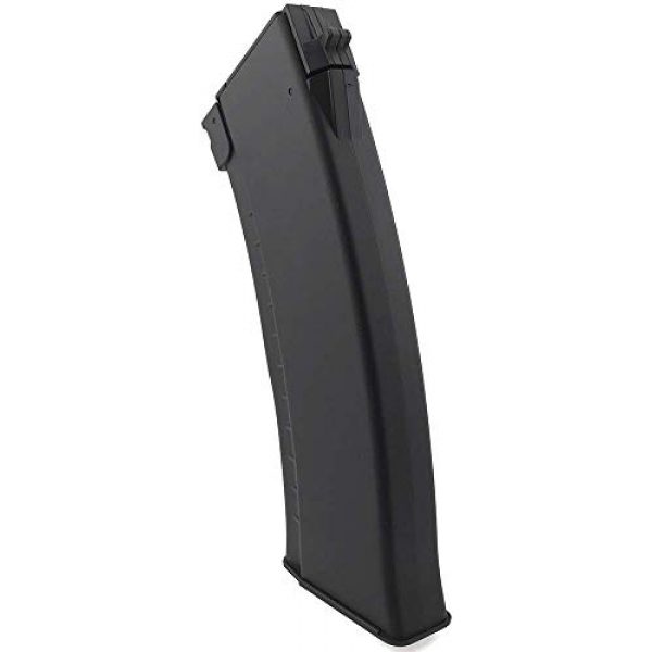 SportPro Airsoft Gun Magazine 4 SportPro 500 Round Polymer AKM Style High Capacity Magazine for AEG AK47 AK74 Airsoft - Black