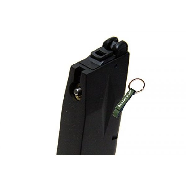 KJW Airsoft Gun Magazine 3 KJ Works 25rds Airsoft 6mm Gas Magazine For HFC M190 / Marui M9 / M92F GBB -Mobile Ring Included