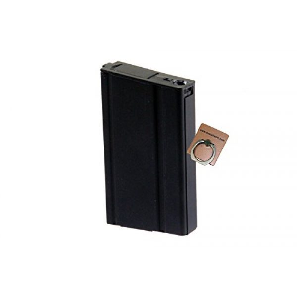 CYMA Airsoft Gun Magazine 2 CYMA 400rds Metal Hi-Cap Magazine for Airsoft AEG M14EBR Series X 3pcs -Mobile Ring Included