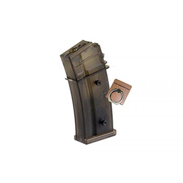 CYMA Airsoft Gun Magazine 1 CYMA 470rd Hi-Cap Magazine for G36/G36C Series Airsoft AEG -Mobile Ring Included