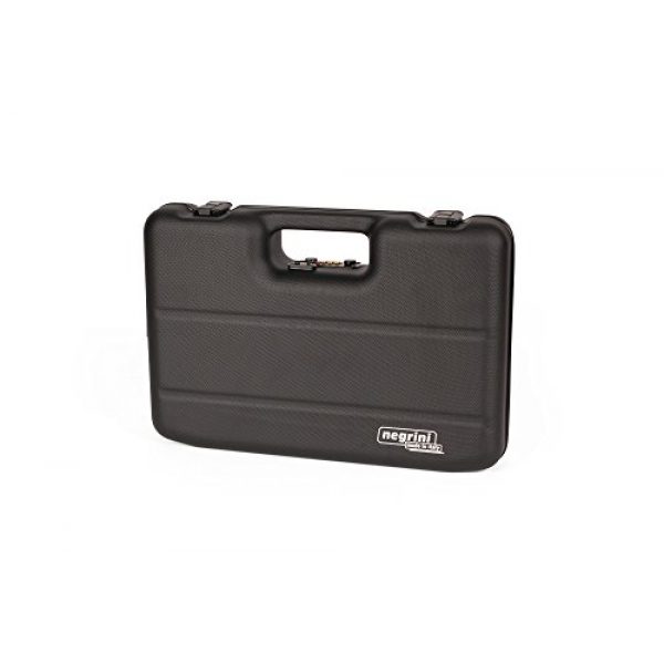 Negrini Cases Pistol Case 7 Negrini Cases 2023UTS/4839 Handgun Case (1 Gun), Black/Black