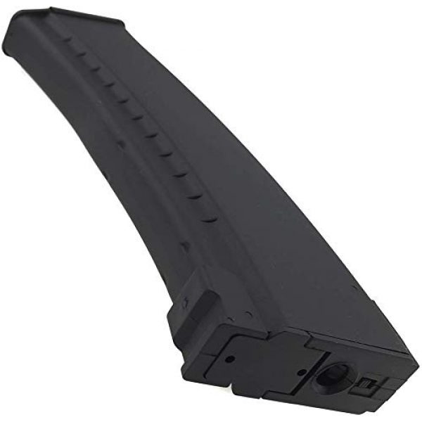 SportPro Airsoft Gun Magazine 6 SportPro 500 Round Polymer AKM Style High Capacity Magazine for AEG AK47 AK74 Airsoft - Black