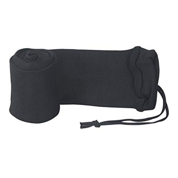 PXDREAM Pistol Case 4 PXDREAM Hunting Gun Sock 54" Silicone Treated Rifle Sleeve Shotgun Bag Cover Case - Black (Pack of 2 Pieces)