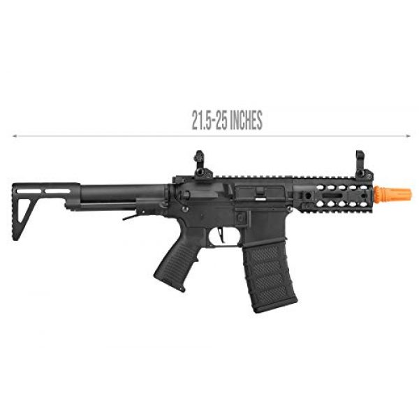 Lancer Tactical Airsoft Rifle 2 Lancer Tactical Classic Army AR4 SBR Light AEG CQB Airsoft Rifle Black 360 FPS
