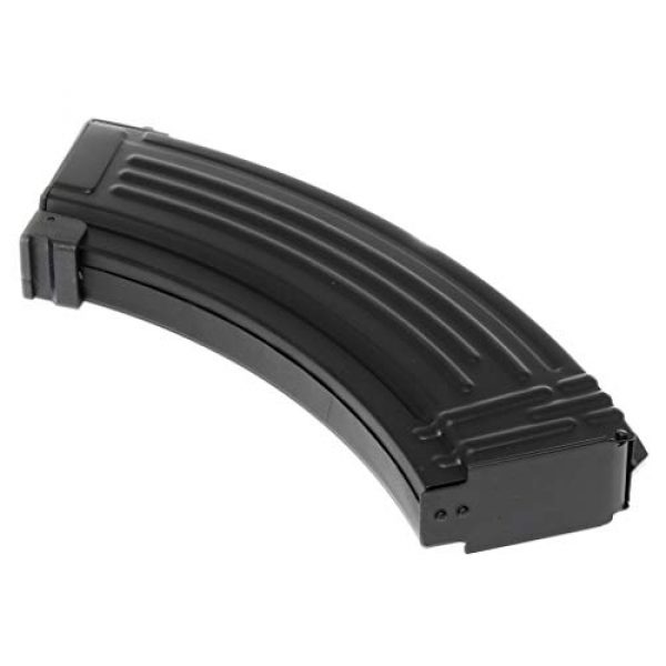Generic Airsoft Gun Magazine 2 Airsoft Spare Parts Battleaxe 3pcs 500rd Hi-Cap Flash Magazine for ICS, Classic Army, G&P, CYMA, APS, JG, Golden Eagle, D-Boys, Tokyo Marui AK Series AEG Black