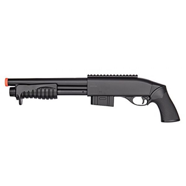 Double Eagle Airsoft Shotgun 1 Double Eagle Tact Pump Action Spring Airsoft Shotgun FPS 335