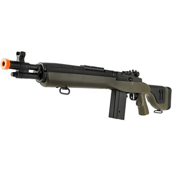 Lancer Tactical Airsoft Rifle 3 Lancer Tactical LT-732 DMR Stock 38" M14 SOCOM Airsoft AEG Rifle OD Green