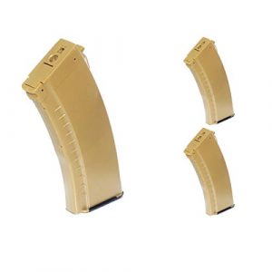 Airsoft Shopping Mall Airsoft Gun Magazine 1 Airsoft Shooting Gear APS 3pcs 500rd Plastic Hi-Cap Magazine for CYMA ICS Marui AK Dark Earth