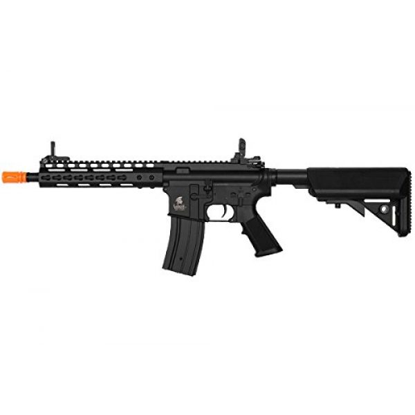 Lancer Tactical Airsoft Rifle 1 Lancer Tactical LT14C M4 10" Keymod Carbine AEG Airsoft Rifle (Black)