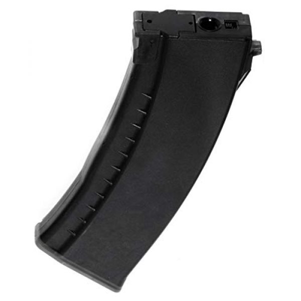 Generic Airsoft Gun Magazine 1 Airsoft Spare Parts Battleaxe 500rd Flash Mag Hi-Cap Magazine for JG(Jing Gong), Classic Army, ICS, APS, D-Boys, CYMA, Tokyo Marui AK AEG Black
