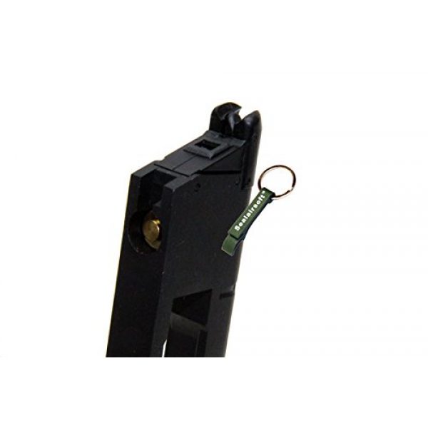 KJW Airsoft Gun Magazine 3 KJ Works 26rds Airsoft Metal 6mm CO2 Magazine For KP07 / M1911 V2 GBB Black -Mobile Ring Included