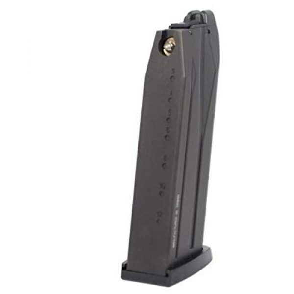 KWA Airsoft Gun Magazine 1 KWA 24rd H&K MK23 US SOCOM Airsoft Gas Magazine Black