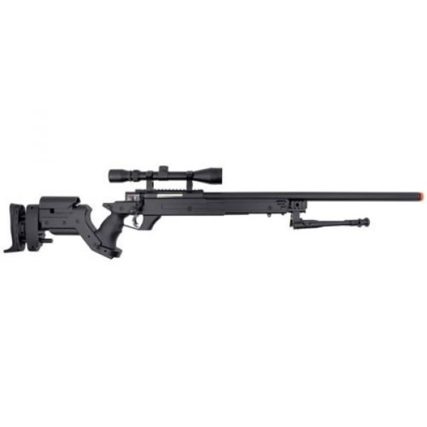 Well Airsoft Rifle 2 Well awn aps2 airsoft sniper rifle bi-pod scope 3,300 .30g bb's extra magazine(Airsoft Gun)