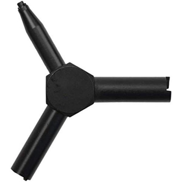 SKTOP Airsoft Gun Magazine Wrench 4 SKTOP Multi-Functional Triangle Valve Key Wrench, Magazine Charging Tool Compatible for KSC/WA/Gas